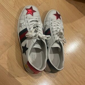 Gucci ace sneaker with stars
